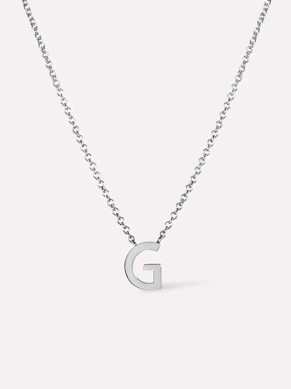 Gold Initial Necklace - Letter Necklace