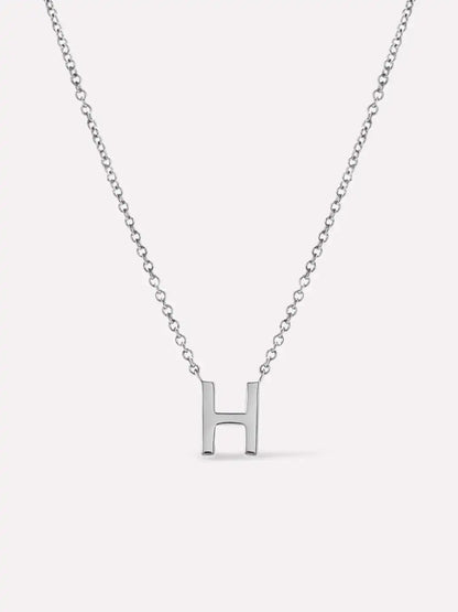 Gold Initial Necklace - Letter Necklace