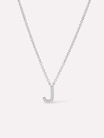Gold Initial Necklace - Letter Necklace