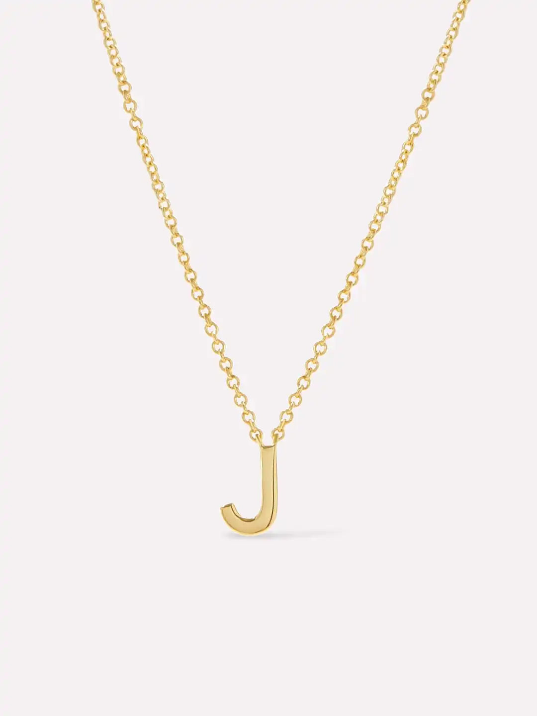 Gold Initial Necklace - Letter Necklace