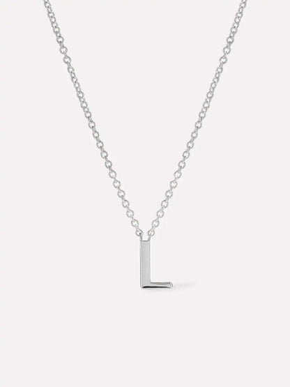 Gold Initial Necklace - Letter Necklace