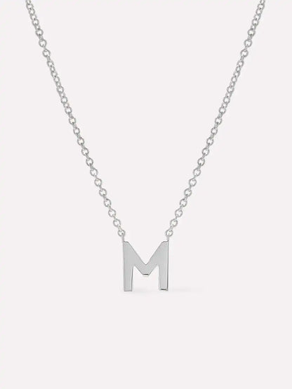 Gold Initial Necklace - Letter Necklace