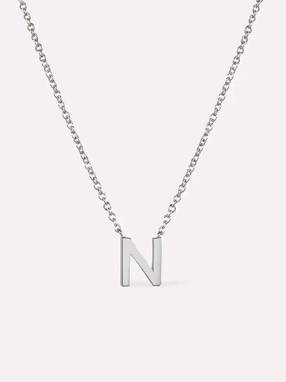 Gold Initial Necklace - Letter Necklace