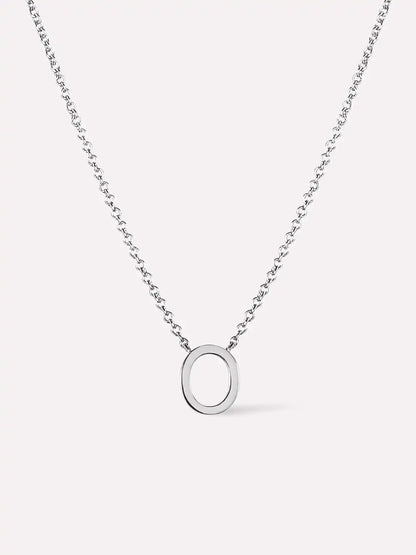 Gold Initial Necklace - Letter Necklace