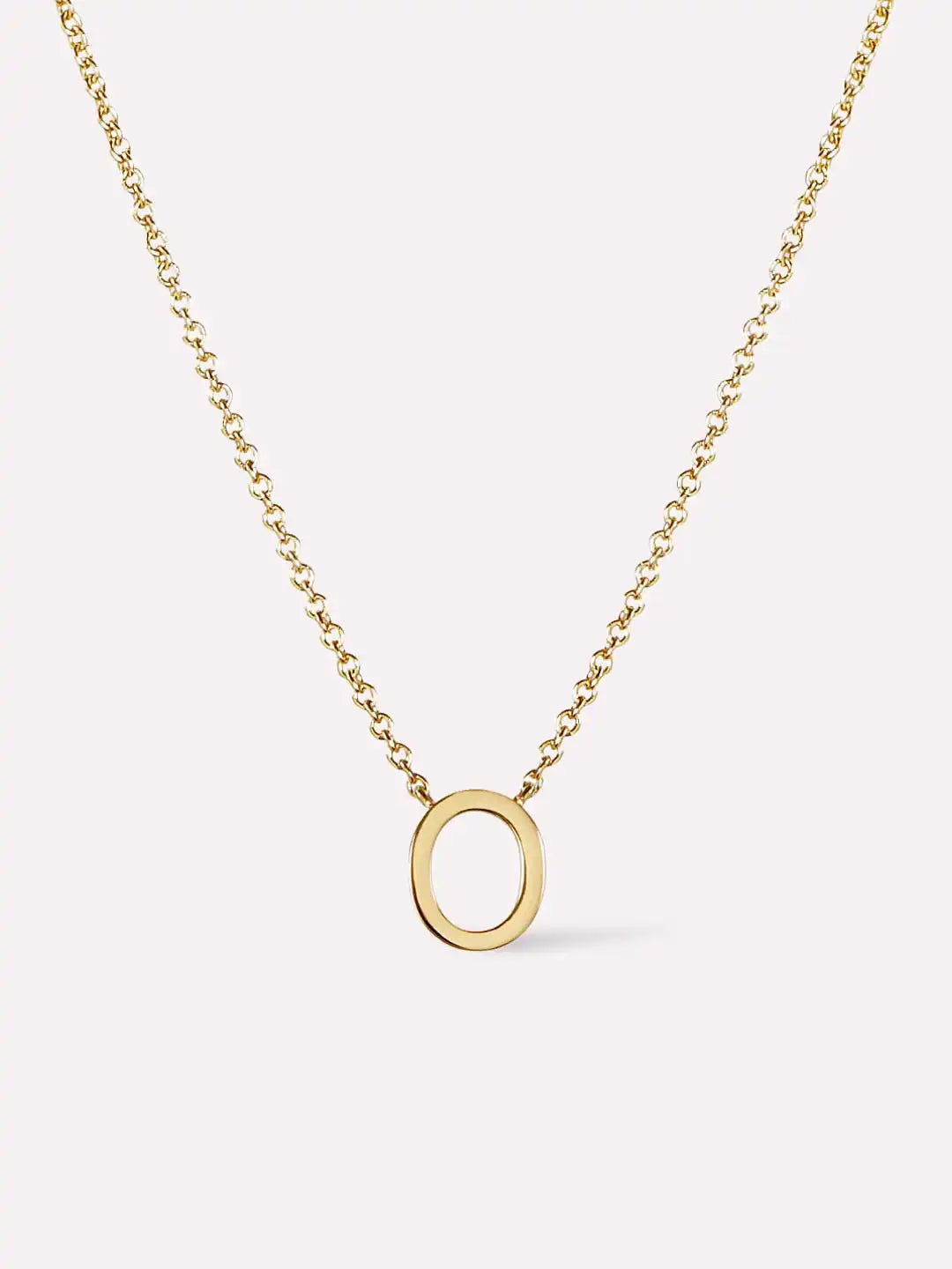 Gold Initial Necklace - Letter Necklace