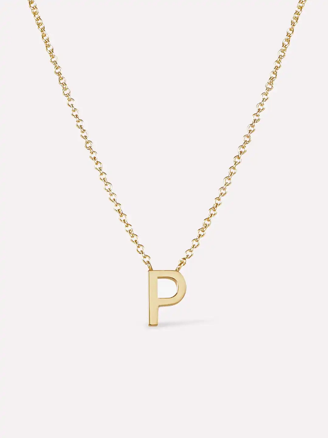 Gold Initial Necklace - Letter Necklace