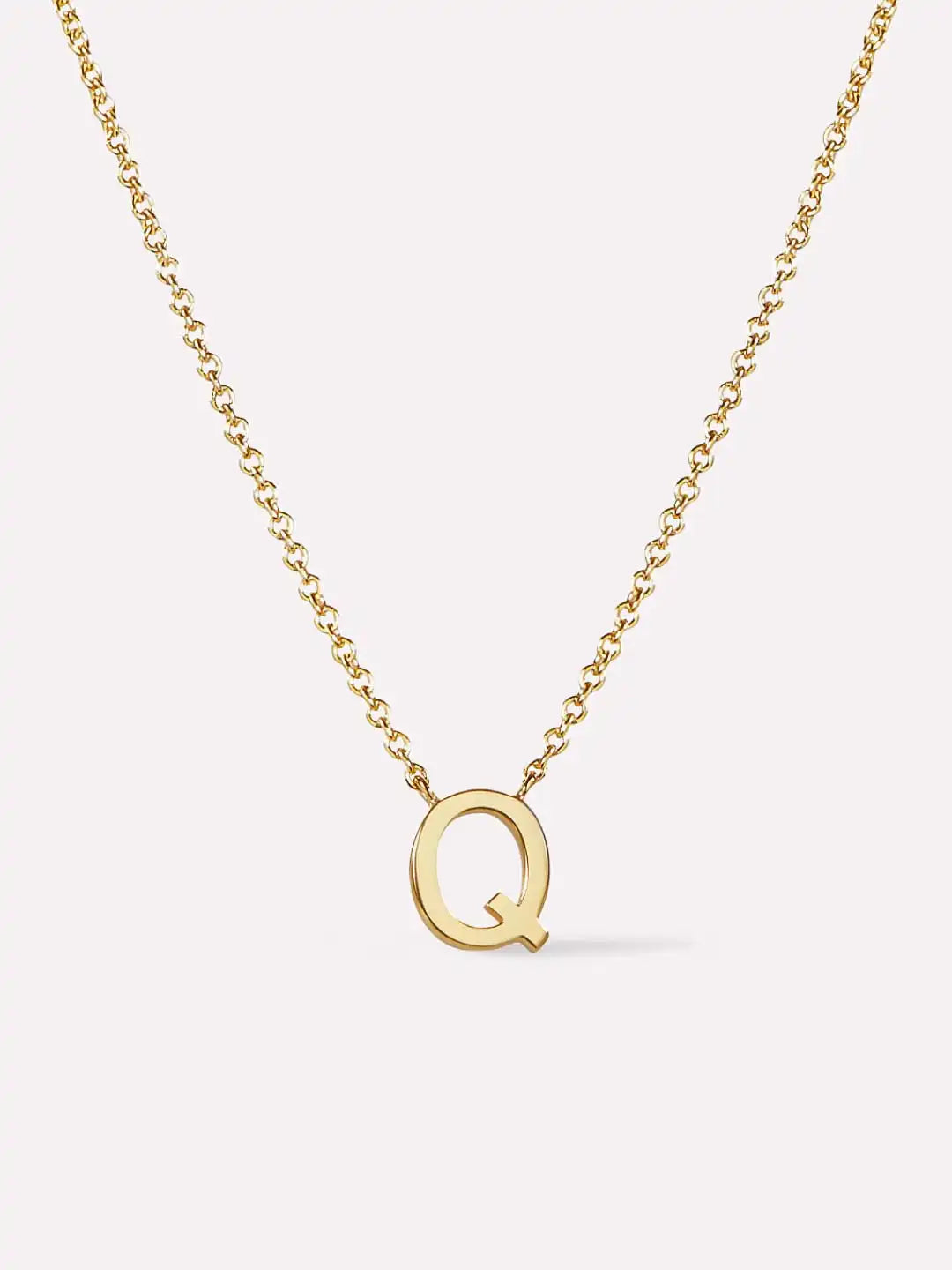 Gold Initial Necklace - Letter Necklace