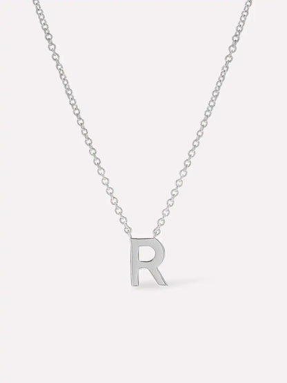 Gold Initial Necklace - Letter Necklace