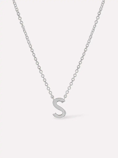 Gold Initial Necklace - Letter Necklace