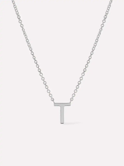 Gold Initial Necklace - Letter Necklace