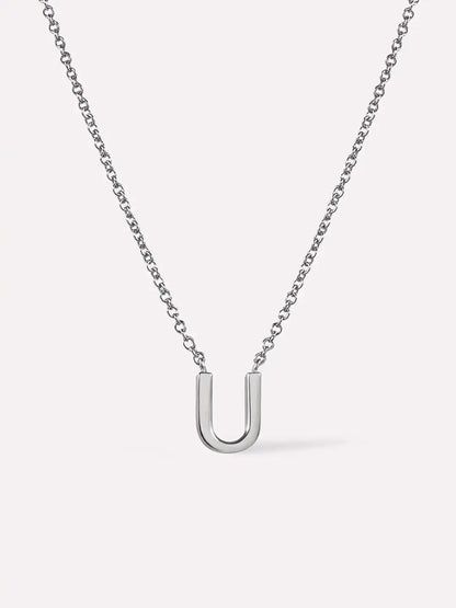 Gold Initial Necklace - Letter Necklace