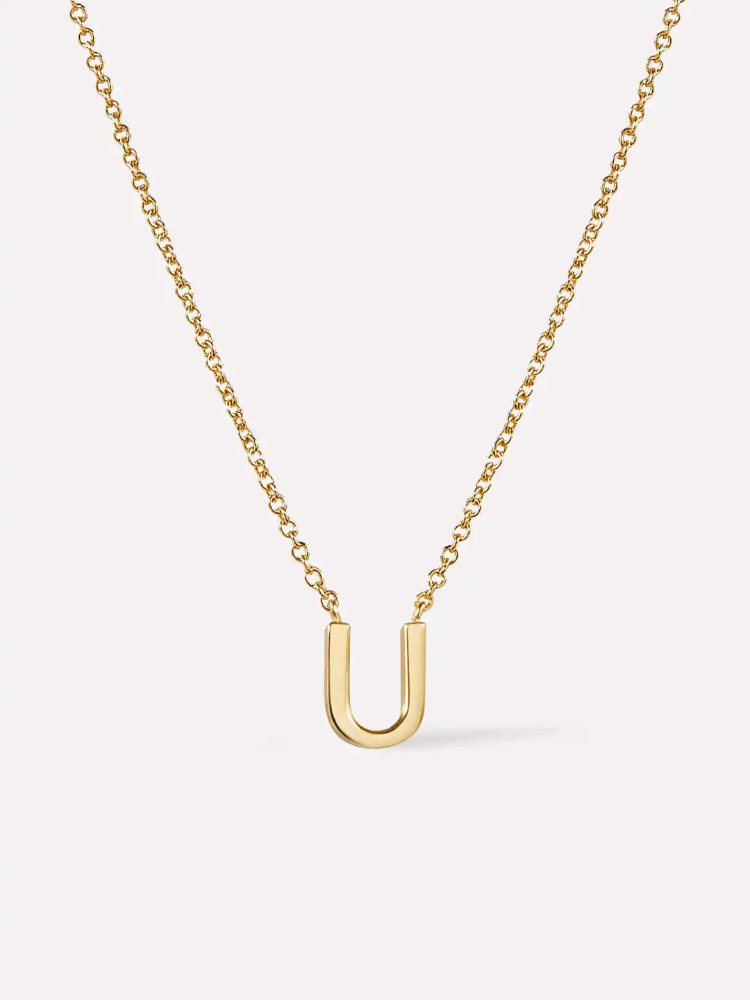 Gold Initial Necklace - Letter Necklace
