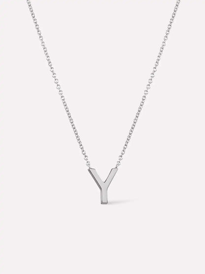 Gold Initial Necklace - Letter Necklace