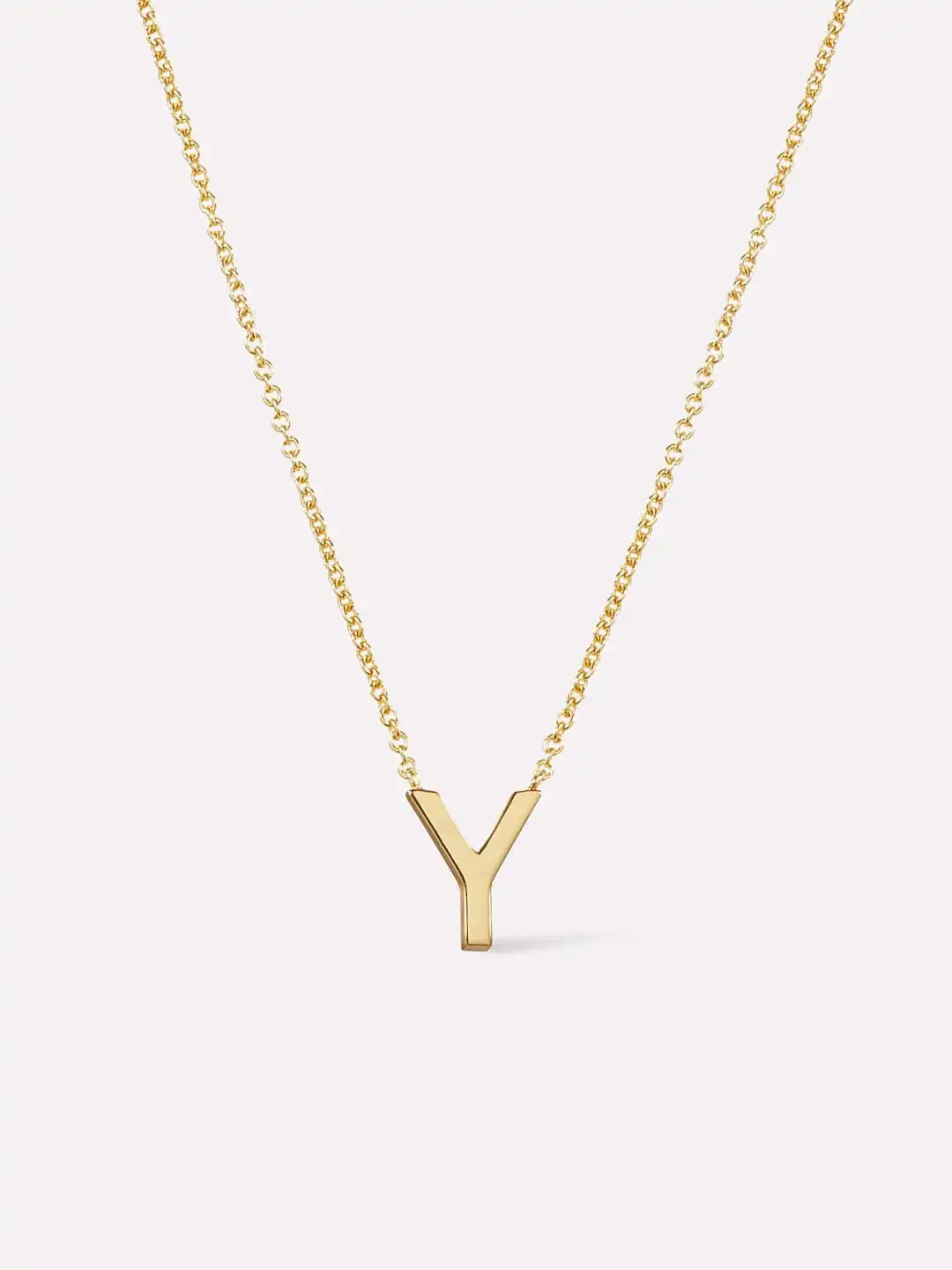 Gold Initial Necklace - Letter Necklace