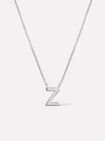 Gold Initial Necklace - Letter Necklace