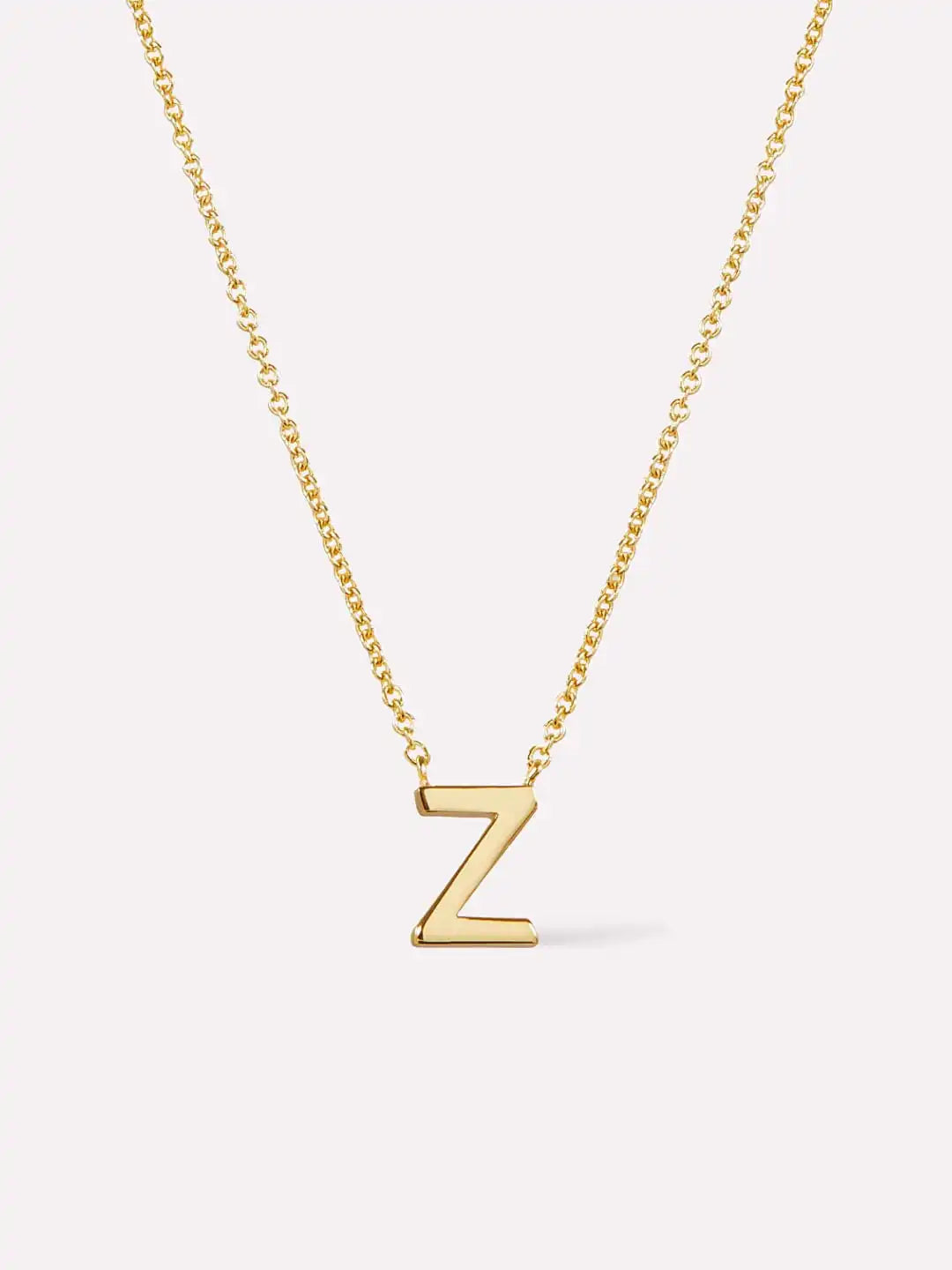 Gold Initial Necklace - Letter Necklace