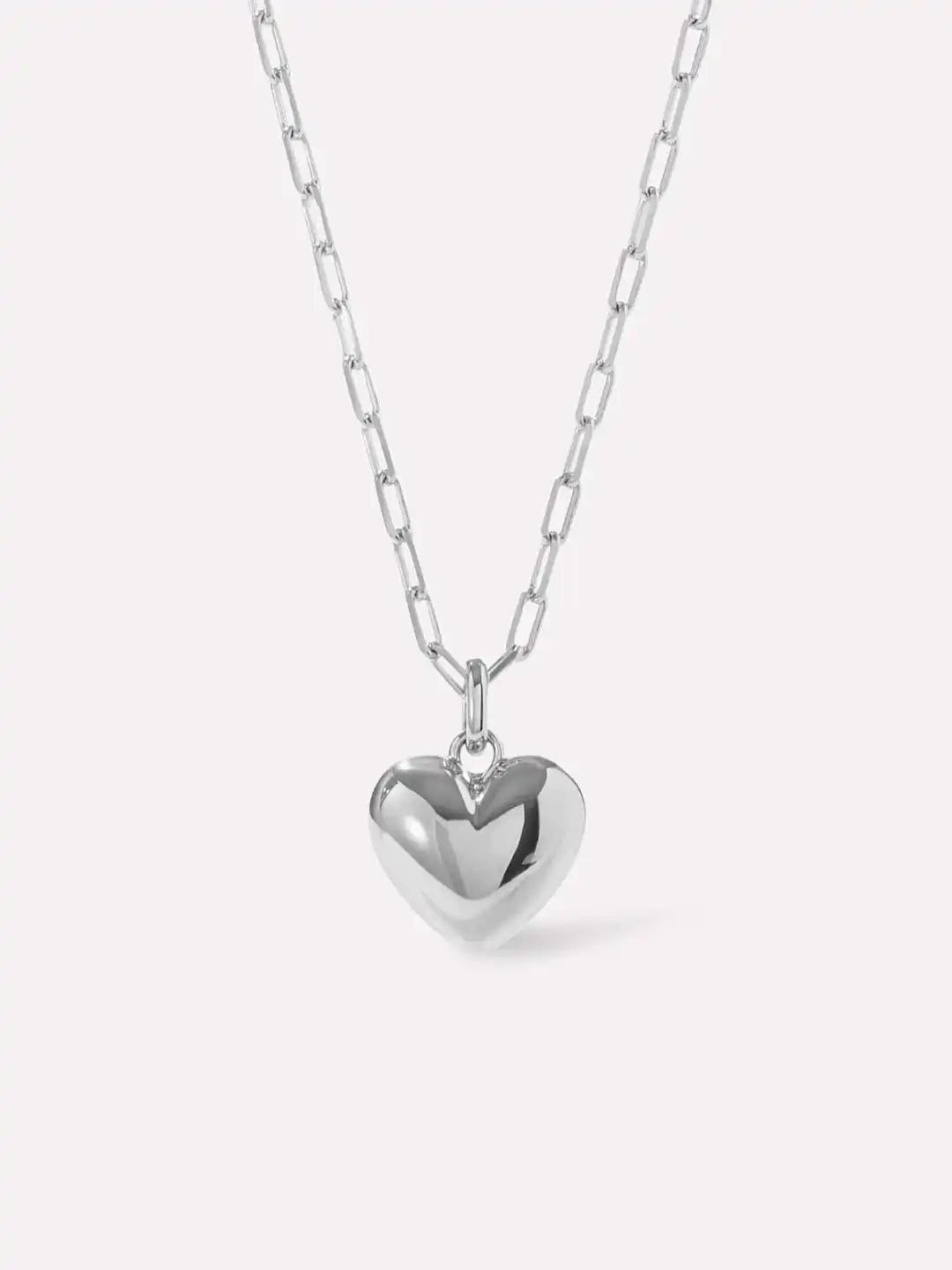 Puffed Heart Necklace - Lev