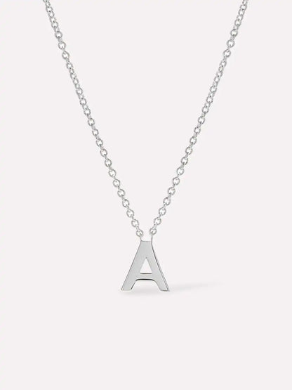 Gold Initial Necklace - Letter Necklace
