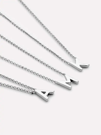 Gold Initial Necklace - Letter Necklace