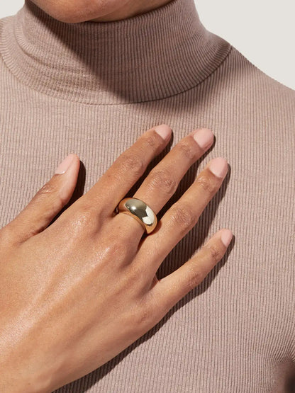 Gold Dome Ring - Noa
