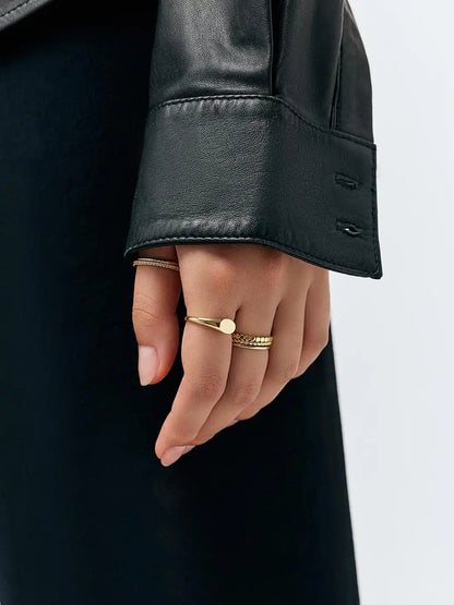 Gold Ring Set - Adrianna Set