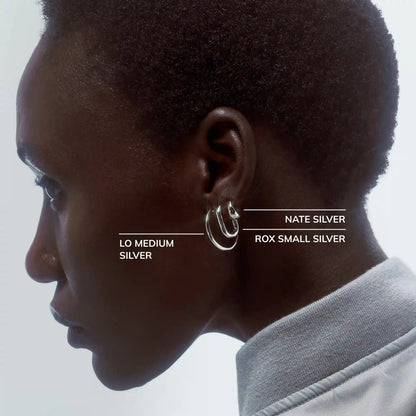 Bold Huggie Hoops - Nate
