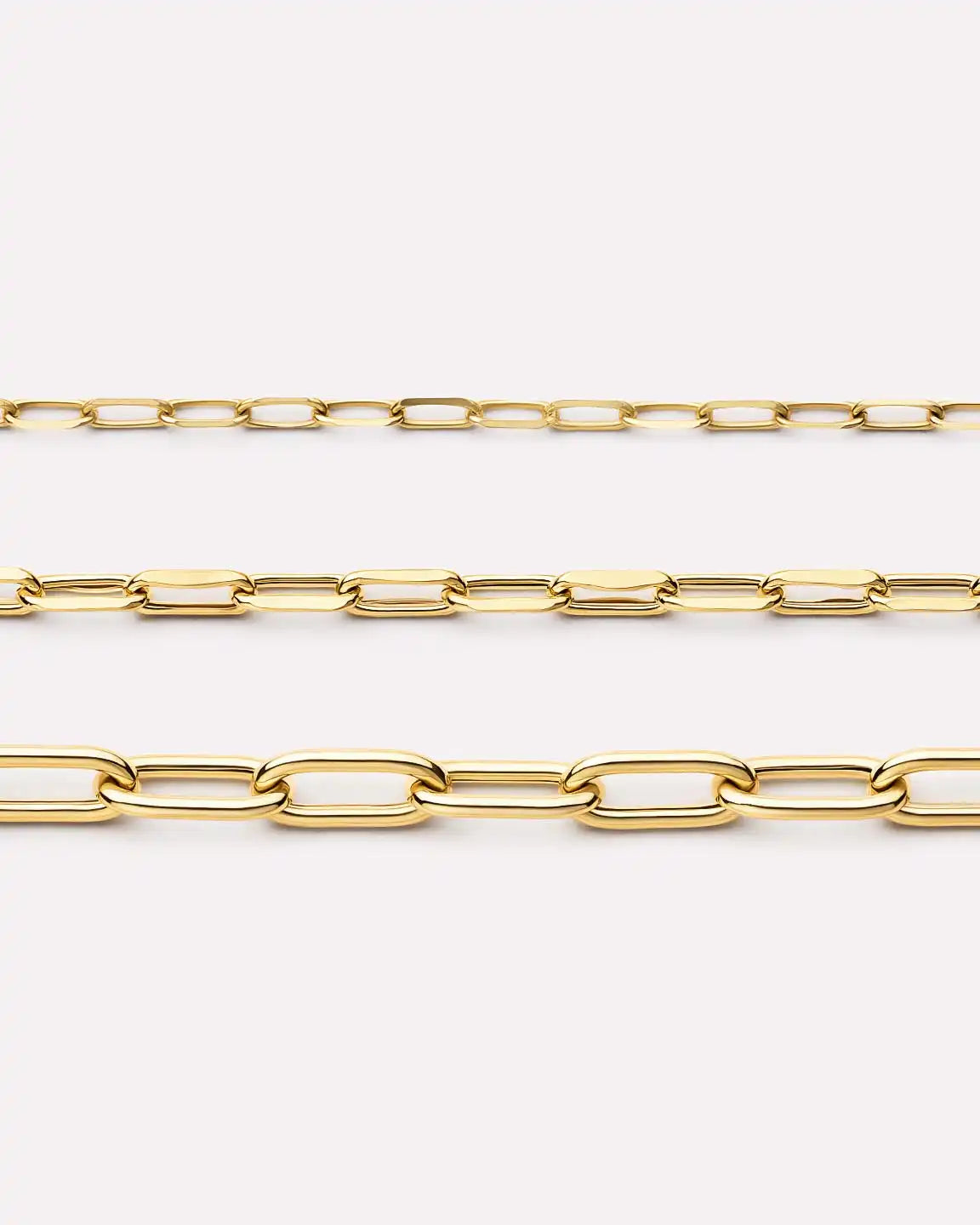 Gold Chain Bracelet - Gold Paperclip Bracelet