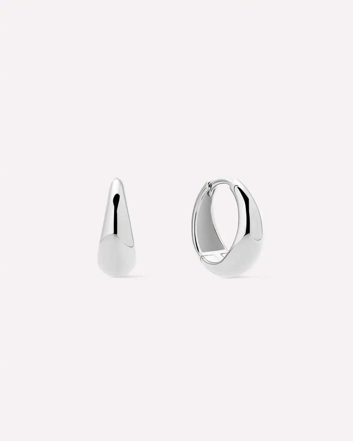 Small Gold Hoop Earrings - Nate Medium