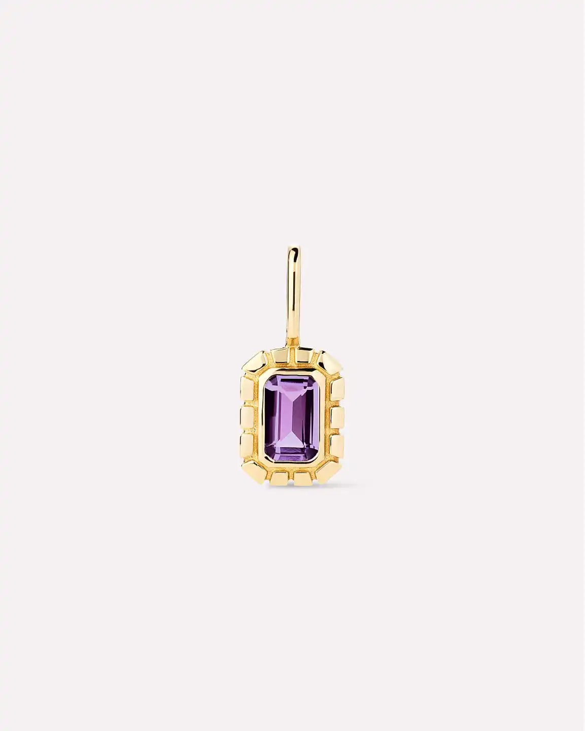 Solid Yellow Gold - Green Sapphire Heirloom Charm