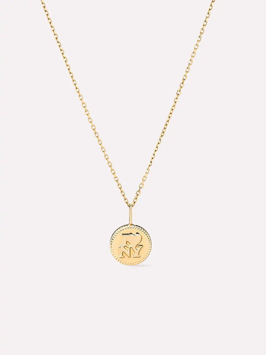 Solid Yellow Gold - NYC Charm Necklace
