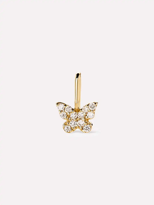 Gold Pendant - Gold Mini Butterfly Charm