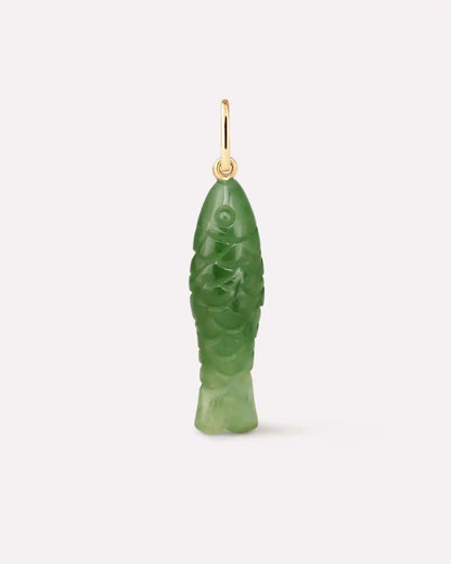 Solid Yellow Gold - Gold Fish Charm