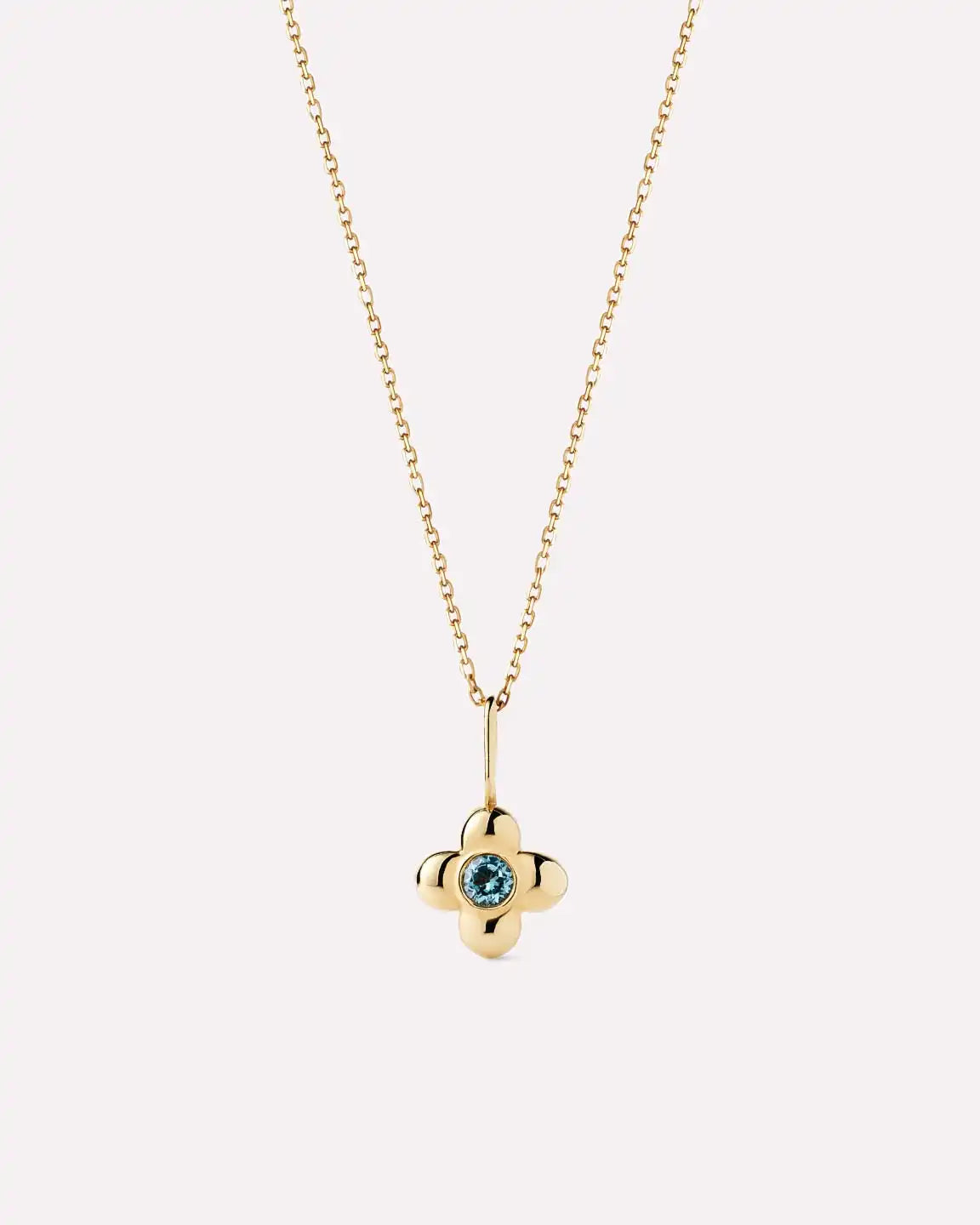 Solid Yellow Gold - Pearl Mini Liora Necklace