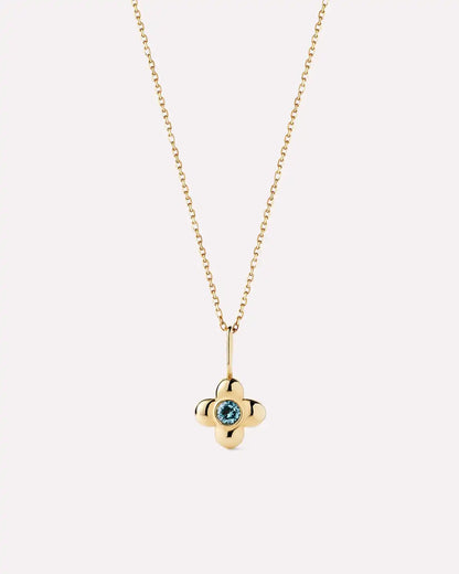 Solid Yellow Gold - Pearl Mini Liora Necklace