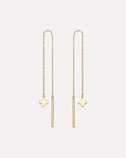 Solid Yellow Gold - Mini Flower Threaders