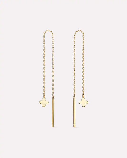 Solid Yellow Gold - Mini Flower Threaders
