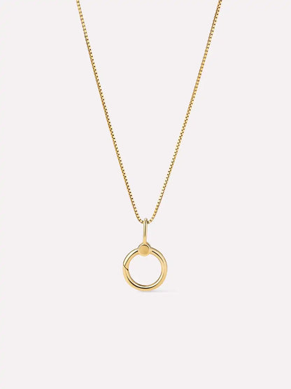 Solid Yellow Gold - Charm Collector Necklace