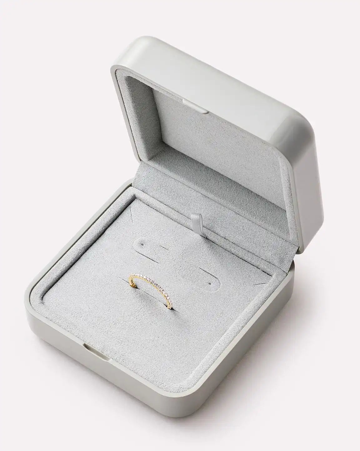 Solid Yellow Gold - Eternity Diamond Ring (1/2 ctw)